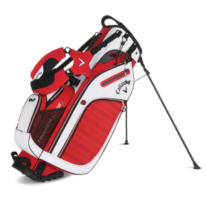 Callaway Hyper Lite 5 Stand Bag - Red/White/Charcoal