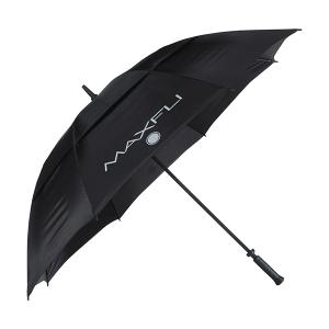 Double Canopy 62" Golf Umbrella - Black - Double Canopy 62" Golf Umbrella - Black