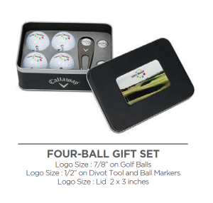 Callaway 4-Ball Gift Set - 4 ball gift set