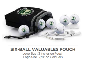 6 Ball Pouch with Tee Pack - Callaway - 6 Ball Pouch with Tee Pack