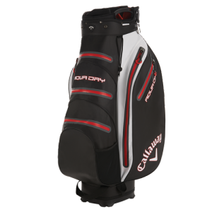 Aqua Dry Cart Bag - Black/White/Red
